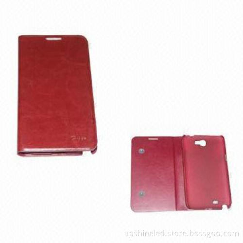 Flip Case for Samsung Note2, PU Material